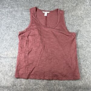Athleta Breezy Slub Tank Top Womens Small Sleeveless Casual Activewear Rose